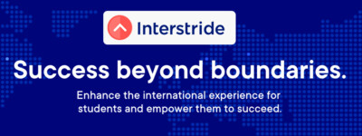 Interstride. Success beyond boundaries. Enhance the international experience for students and empower them to succeed.