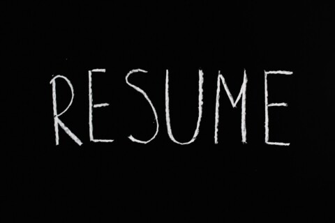 The word resume