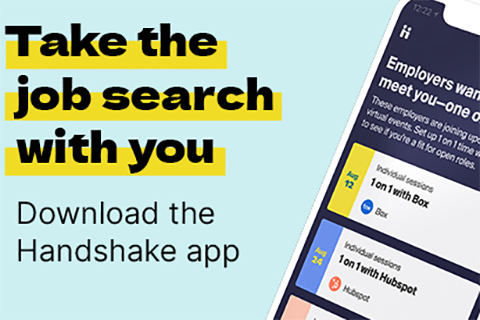 Handshake App –Take the job search with you.