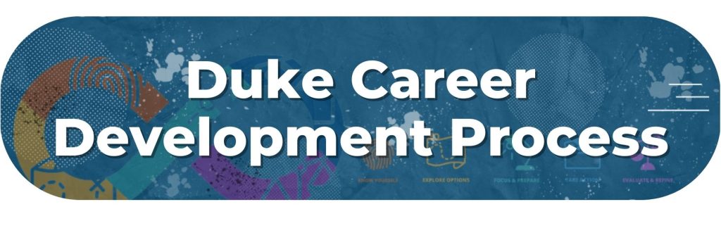 button link to Duke Career Development Process.
